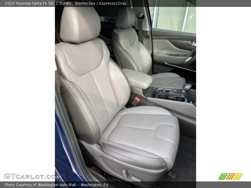 Stormy Sea / Espresso/Gray 2020 Hyundai Santa Fe SEL 2.0 AWD