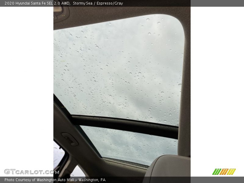 Stormy Sea / Espresso/Gray 2020 Hyundai Santa Fe SEL 2.0 AWD