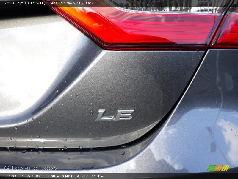 Predawn Gray Mica / Black 2020 Toyota Camry LE