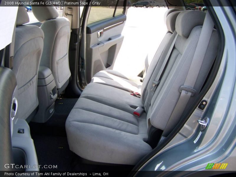 Platinum Sage / Gray 2008 Hyundai Santa Fe GLS 4WD