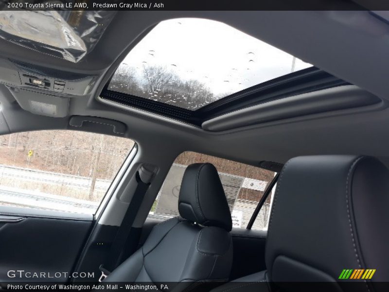 Predawn Gray Mica / Ash 2020 Toyota Sienna LE AWD