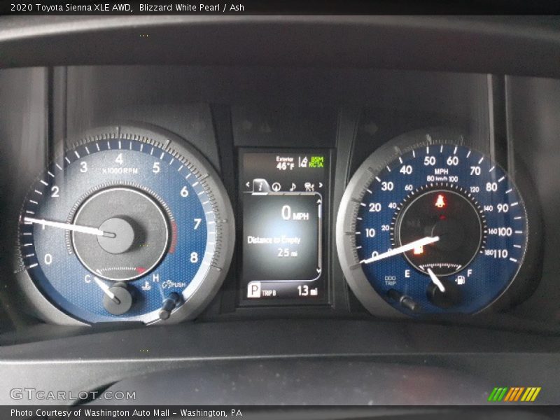  2020 Sienna XLE AWD XLE AWD Gauges