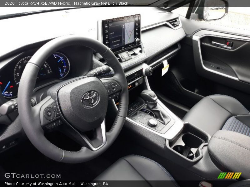  2020 RAV4 XSE AWD Hybrid Black Interior