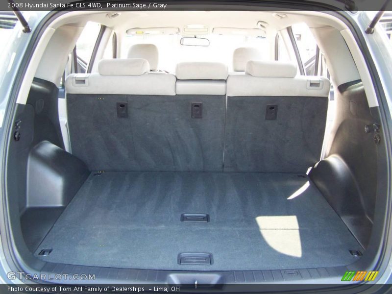 Platinum Sage / Gray 2008 Hyundai Santa Fe GLS 4WD