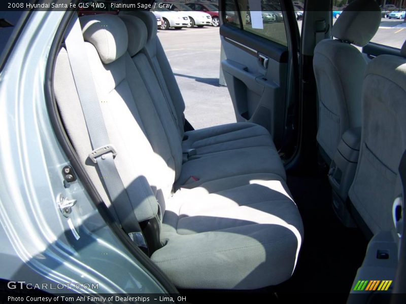 Platinum Sage / Gray 2008 Hyundai Santa Fe GLS 4WD