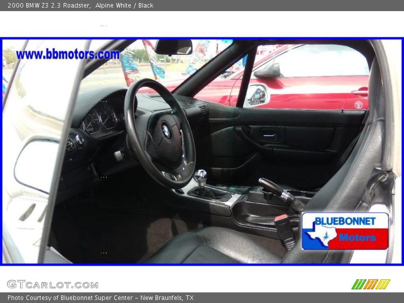 Alpine White / Black 2000 BMW Z3 2.3 Roadster