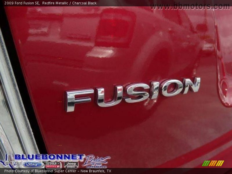 Redfire Metallic / Charcoal Black 2009 Ford Fusion SE