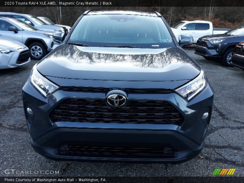 Magnetic Gray Metallic / Black 2020 Toyota RAV4 XLE AWD