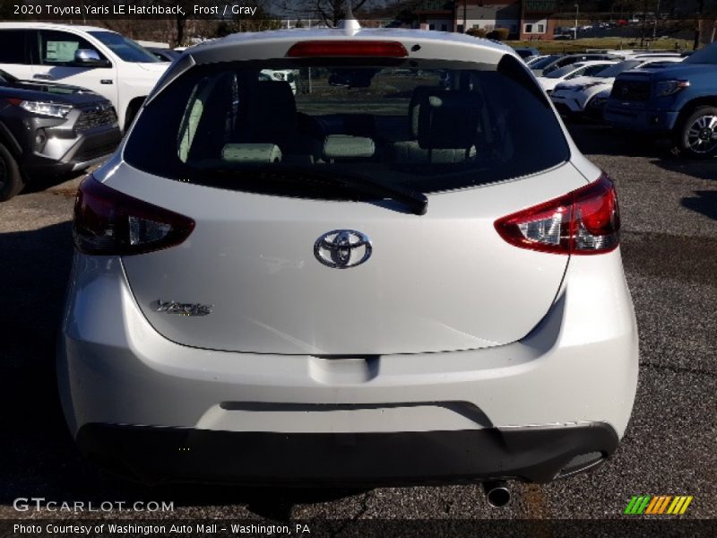 Frost / Gray 2020 Toyota Yaris LE Hatchback