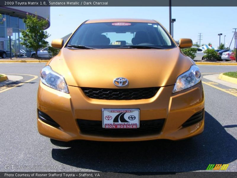 Sundance Metallic / Dark Charcoal 2009 Toyota Matrix 1.8