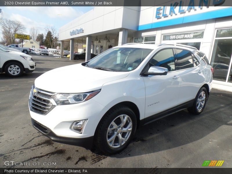 Summit White / Jet Black 2020 Chevrolet Equinox Premier AWD