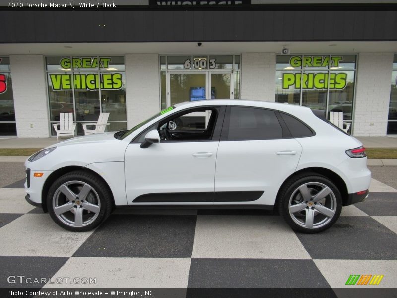 White / Black 2020 Porsche Macan S