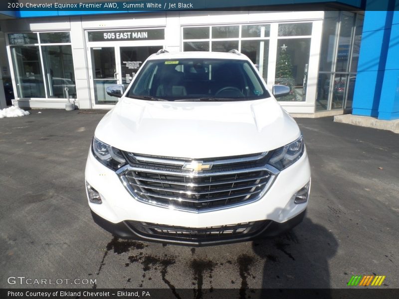 Summit White / Jet Black 2020 Chevrolet Equinox Premier AWD