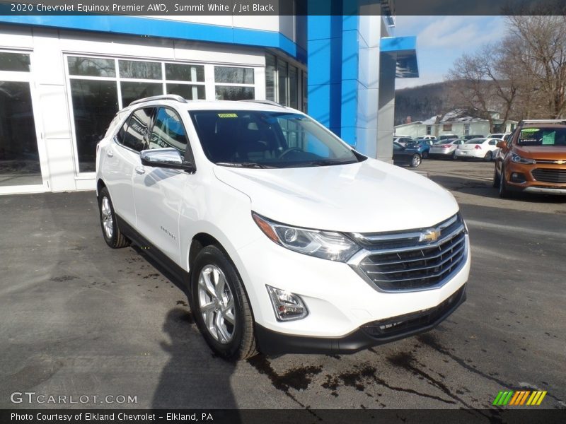 Summit White / Jet Black 2020 Chevrolet Equinox Premier AWD