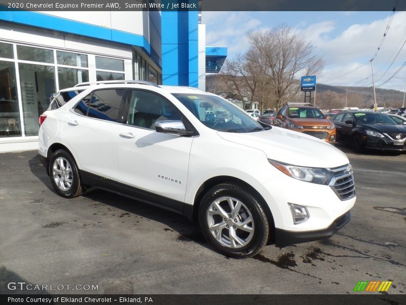 Summit White / Jet Black 2020 Chevrolet Equinox Premier AWD