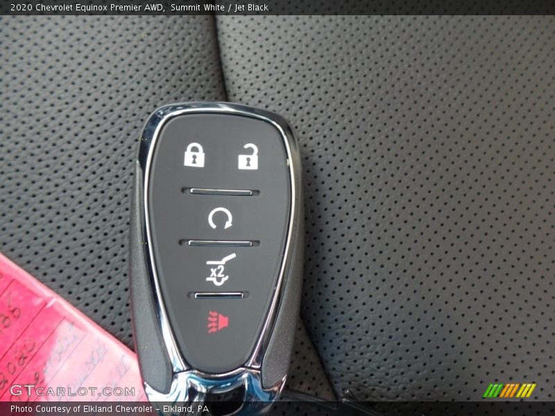 Summit White / Jet Black 2020 Chevrolet Equinox Premier AWD