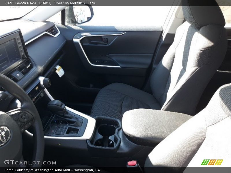 Silver Sky Metallic / Black 2020 Toyota RAV4 LE AWD