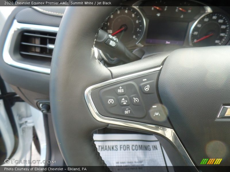 Summit White / Jet Black 2020 Chevrolet Equinox Premier AWD