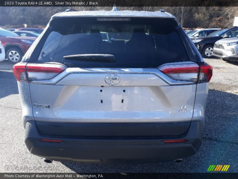 Silver Sky Metallic / Black 2020 Toyota RAV4 LE AWD