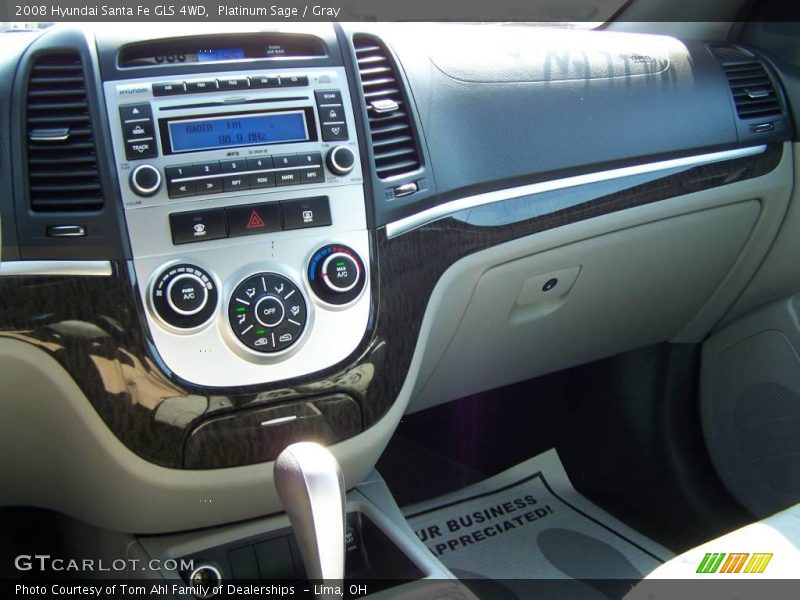 Platinum Sage / Gray 2008 Hyundai Santa Fe GLS 4WD