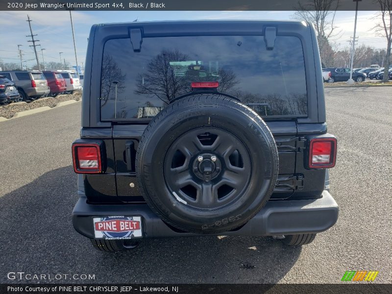 Black / Black 2020 Jeep Wrangler Unlimited Sport 4x4