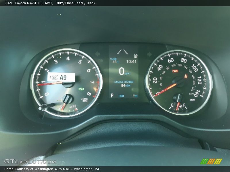 Ruby Flare Pearl / Black 2020 Toyota RAV4 XLE AWD
