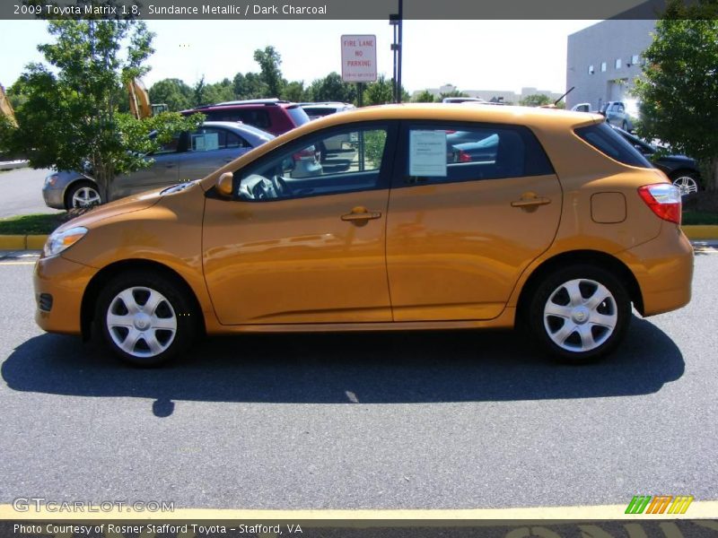 Sundance Metallic / Dark Charcoal 2009 Toyota Matrix 1.8