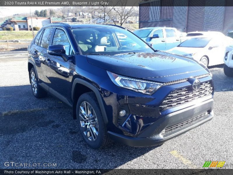 Blueprint / Light Gray 2020 Toyota RAV4 XLE Premium AWD