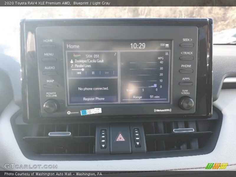 Blueprint / Light Gray 2020 Toyota RAV4 XLE Premium AWD