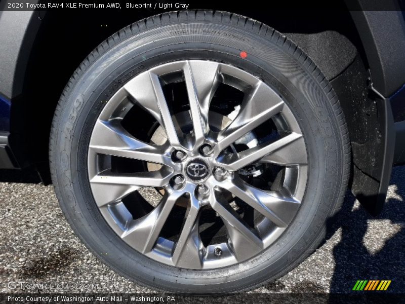 Blueprint / Light Gray 2020 Toyota RAV4 XLE Premium AWD