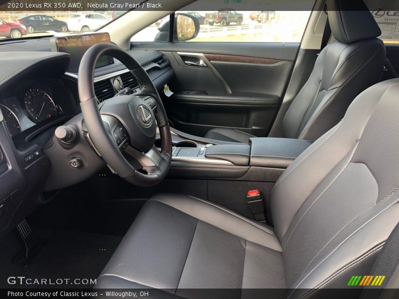 Nebula Gray Pearl / Black 2020 Lexus RX 350 AWD