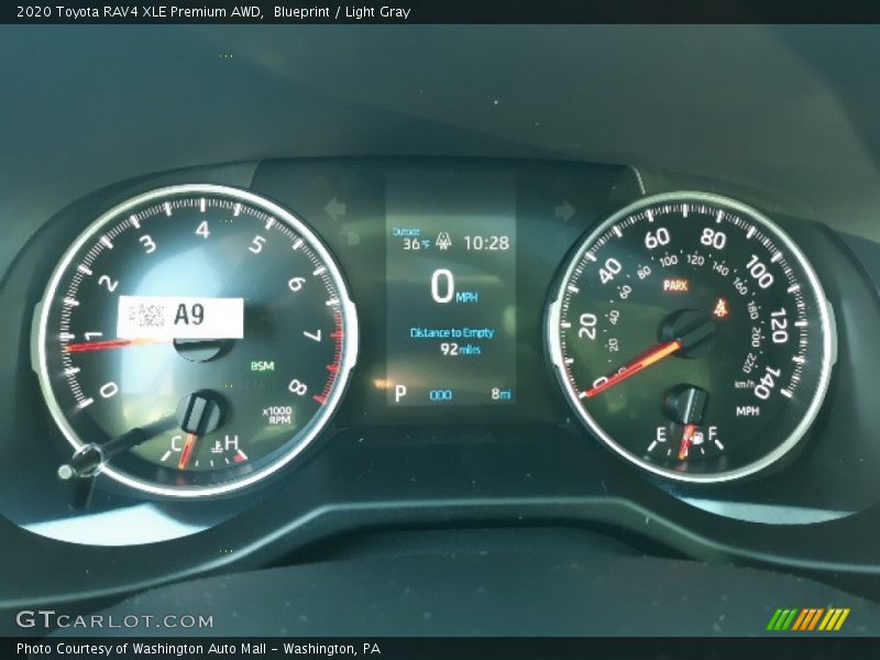 Blueprint / Light Gray 2020 Toyota RAV4 XLE Premium AWD