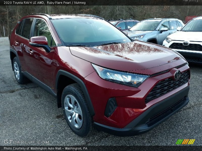 Ruby Flare Pearl / Nutmeg 2020 Toyota RAV4 LE AWD