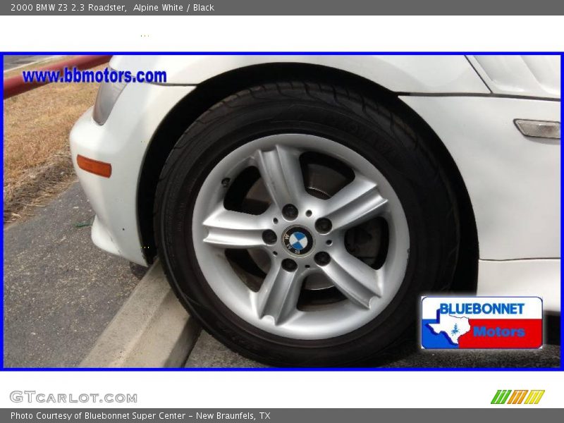 Alpine White / Black 2000 BMW Z3 2.3 Roadster