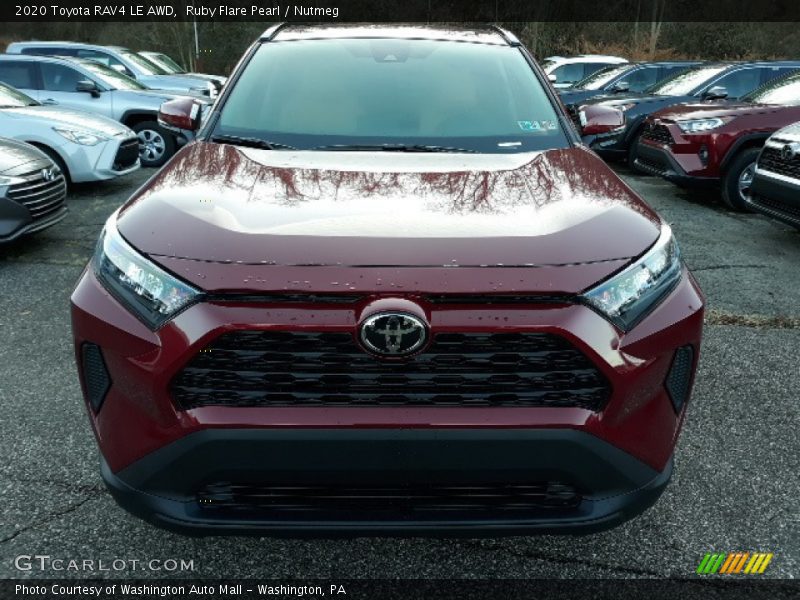 Ruby Flare Pearl / Nutmeg 2020 Toyota RAV4 LE AWD