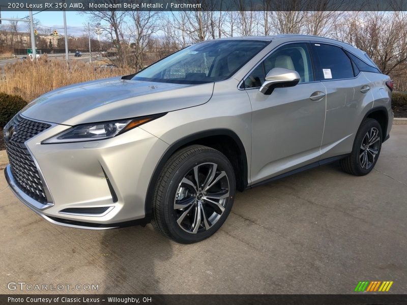  2020 RX 350 AWD Moonbeam Beige Metallic