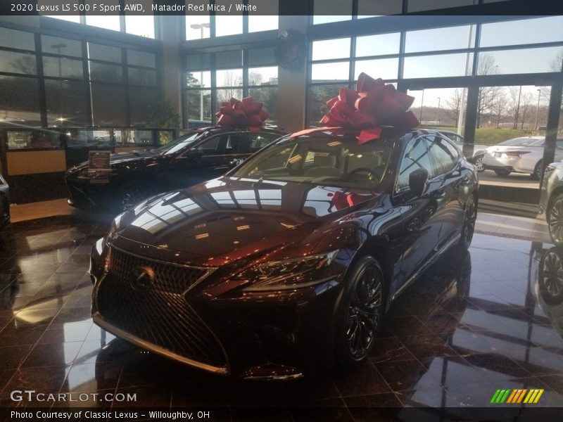 Matador Red Mica / White 2020 Lexus LS 500 F Sport AWD