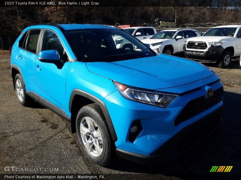 Blue Flame / Light Gray 2020 Toyota RAV4 XLE AWD