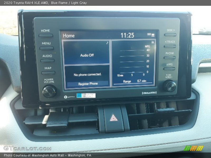 Blue Flame / Light Gray 2020 Toyota RAV4 XLE AWD