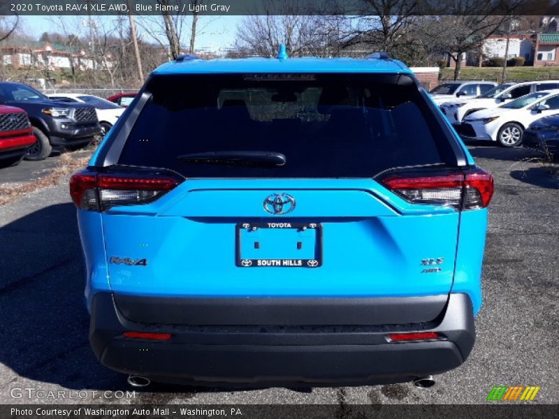 Blue Flame / Light Gray 2020 Toyota RAV4 XLE AWD