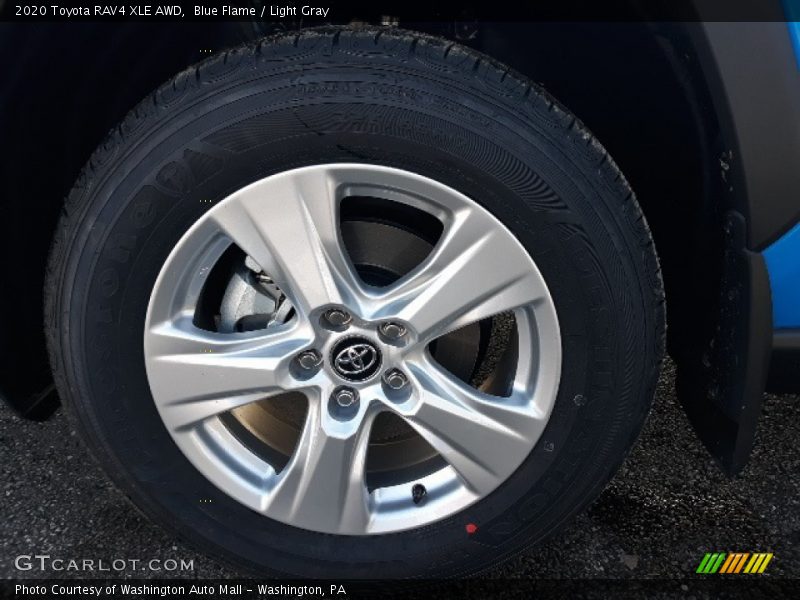 Blue Flame / Light Gray 2020 Toyota RAV4 XLE AWD
