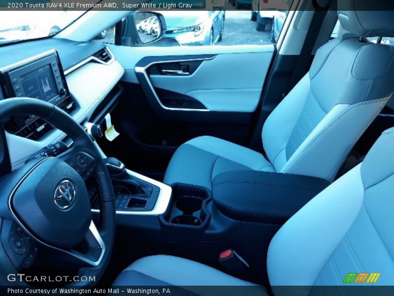  2020 RAV4 XLE Premium AWD Light Gray Interior