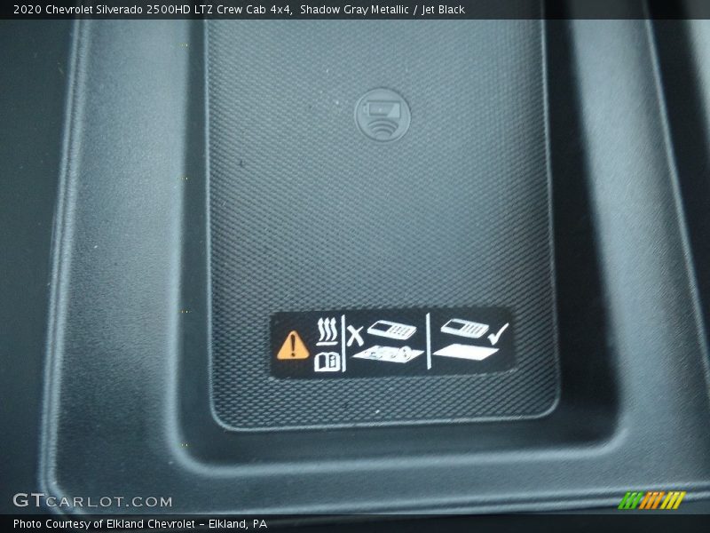 Shadow Gray Metallic / Jet Black 2020 Chevrolet Silverado 2500HD LTZ Crew Cab 4x4
