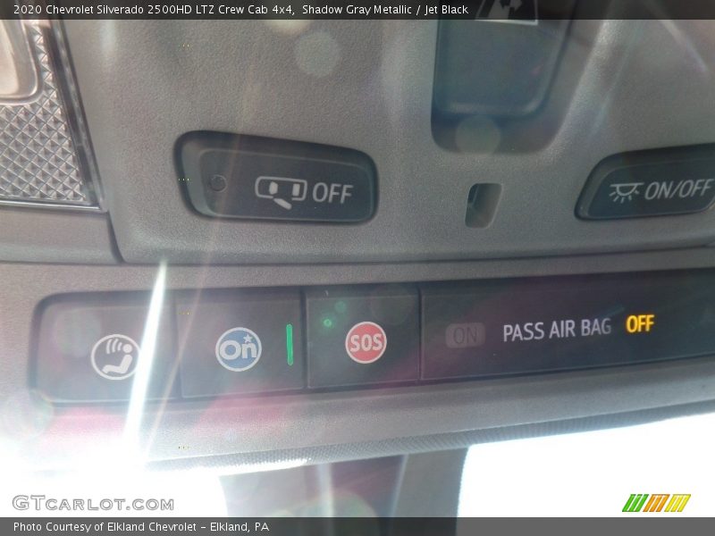 Shadow Gray Metallic / Jet Black 2020 Chevrolet Silverado 2500HD LTZ Crew Cab 4x4