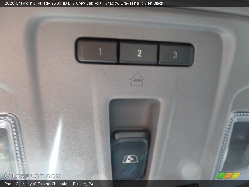 Shadow Gray Metallic / Jet Black 2020 Chevrolet Silverado 2500HD LTZ Crew Cab 4x4
