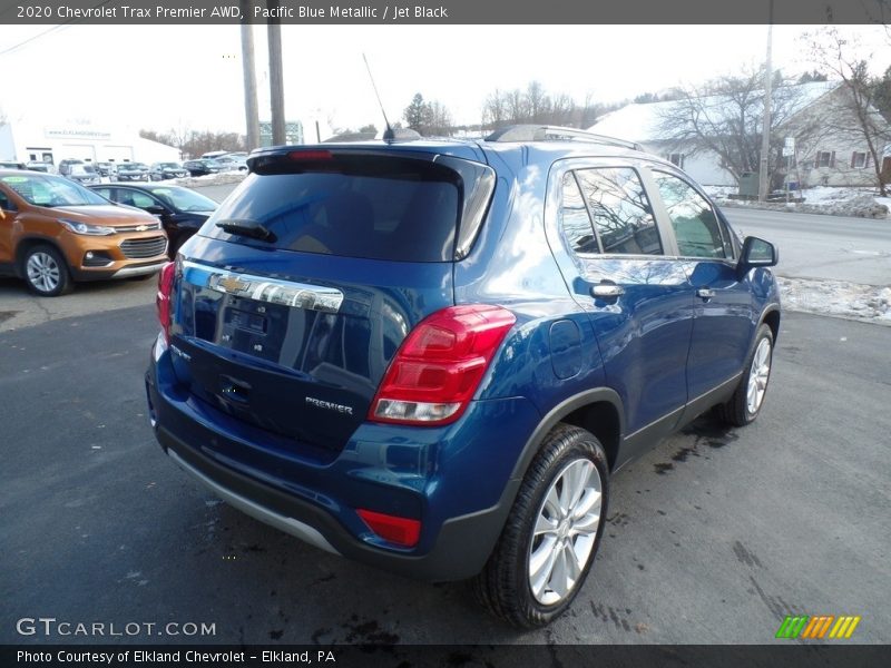 Pacific Blue Metallic / Jet Black 2020 Chevrolet Trax Premier AWD