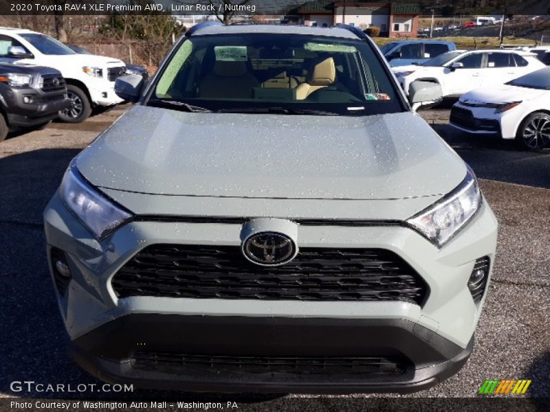 Lunar Rock / Nutmeg 2020 Toyota RAV4 XLE Premium AWD