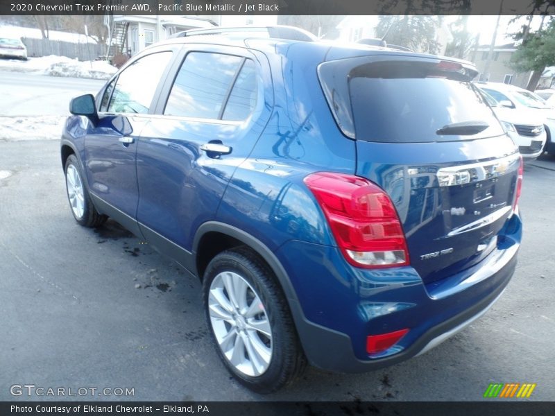 Pacific Blue Metallic / Jet Black 2020 Chevrolet Trax Premier AWD