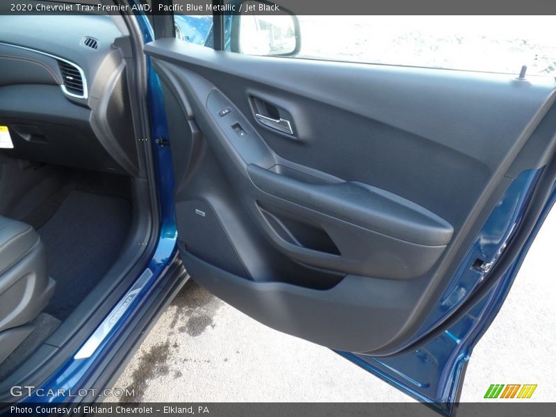Pacific Blue Metallic / Jet Black 2020 Chevrolet Trax Premier AWD
