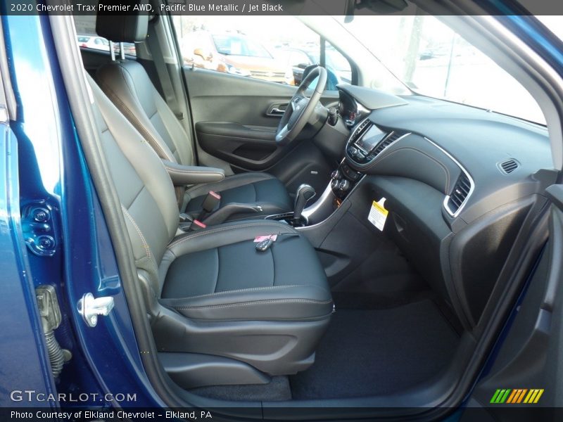 Pacific Blue Metallic / Jet Black 2020 Chevrolet Trax Premier AWD